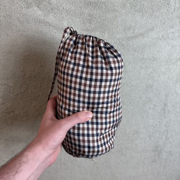 LANDS END Women Quilted Jacket 1X 16W-18W Corduroy Collar Equestrian + Gloves - Picture 14 of 14